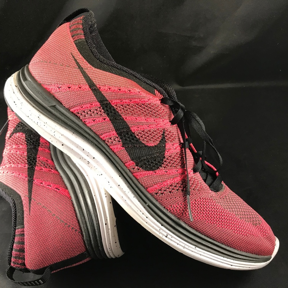 Mint Nike Flyknit Lunar 1 Raspberry Black 11 US
